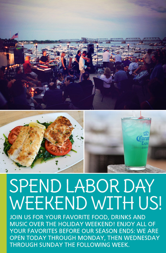 Labor Day Weekend at the Back Porch Restaurant, Old Saybrook, CT