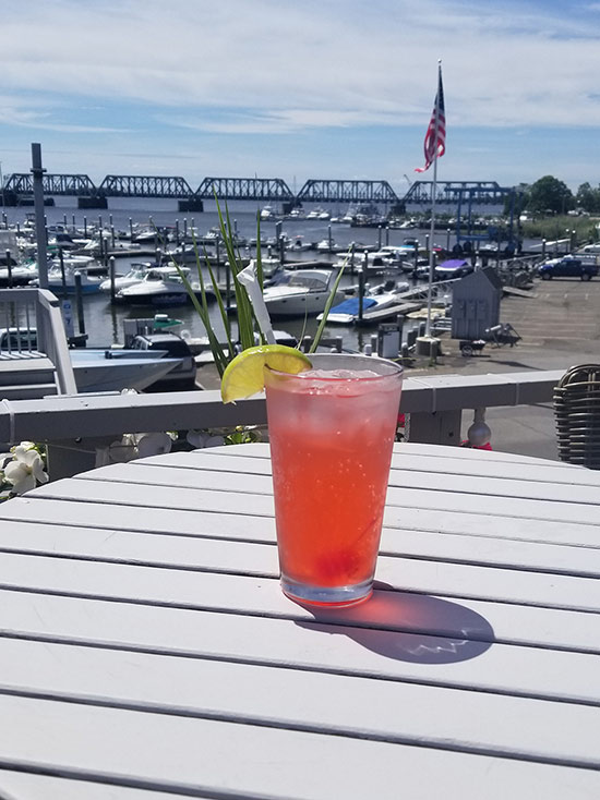 Drink of the week at the Back Porch Restaurant Old Saybrook CT